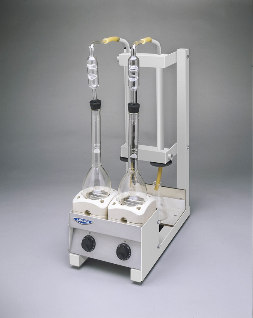 2128501 - Two-Place Kjeldahl Distillation Apparatus 2128501 - Two-Place Kjeldahl Distillation Apparatus